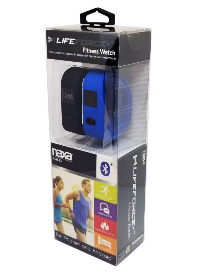 Naxa LifeForce+ Fitness Watch for iPhone and Android-0