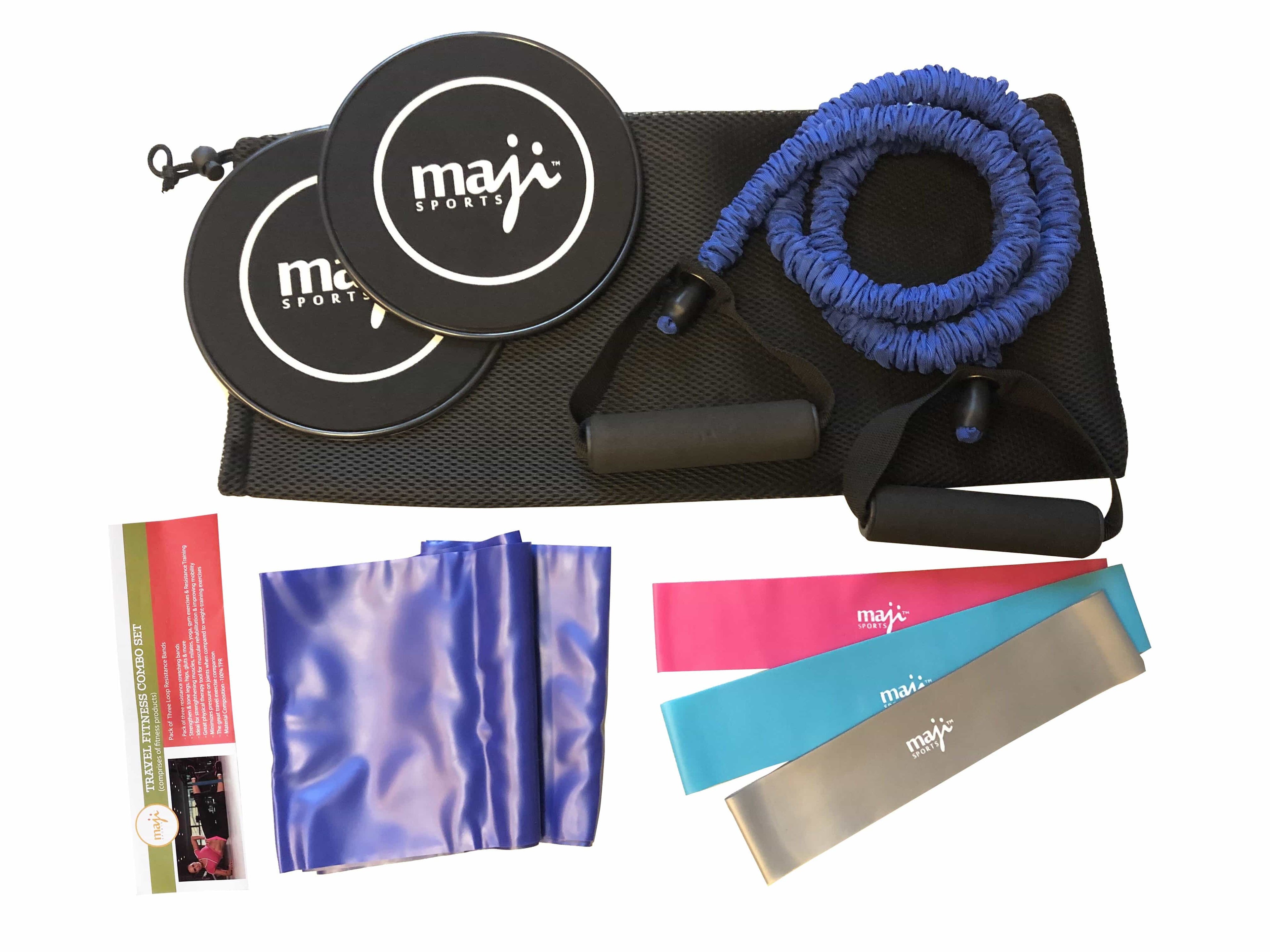 Maji Sports Resistance and Core Fitness Training Bundle-0